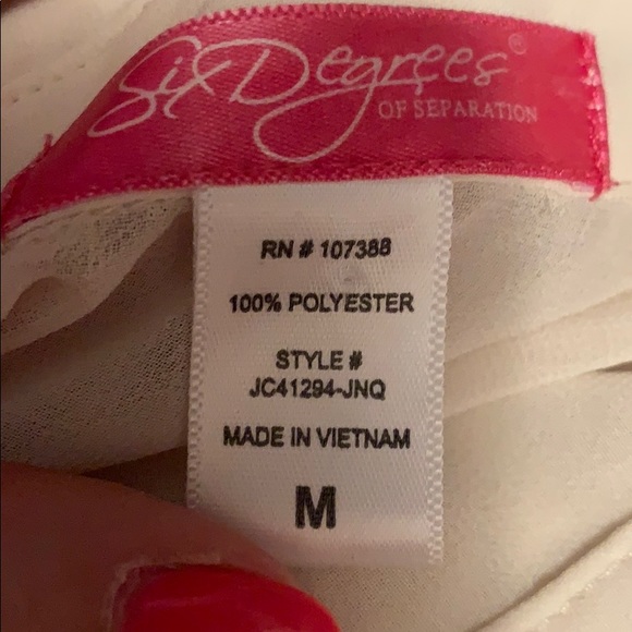 Six degrees of separation ivory top open back med - Picture 5 of 6